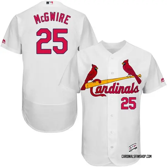 Mark McGwire St. Louis Cardinals Authentic Flexbase Collection Majestic Jersey - White