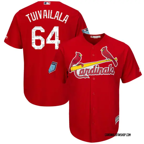 Sam Tuivailala St. Louis Cardinals Authentic Cool Base 2018 Spring Training Majestic Jersey ...